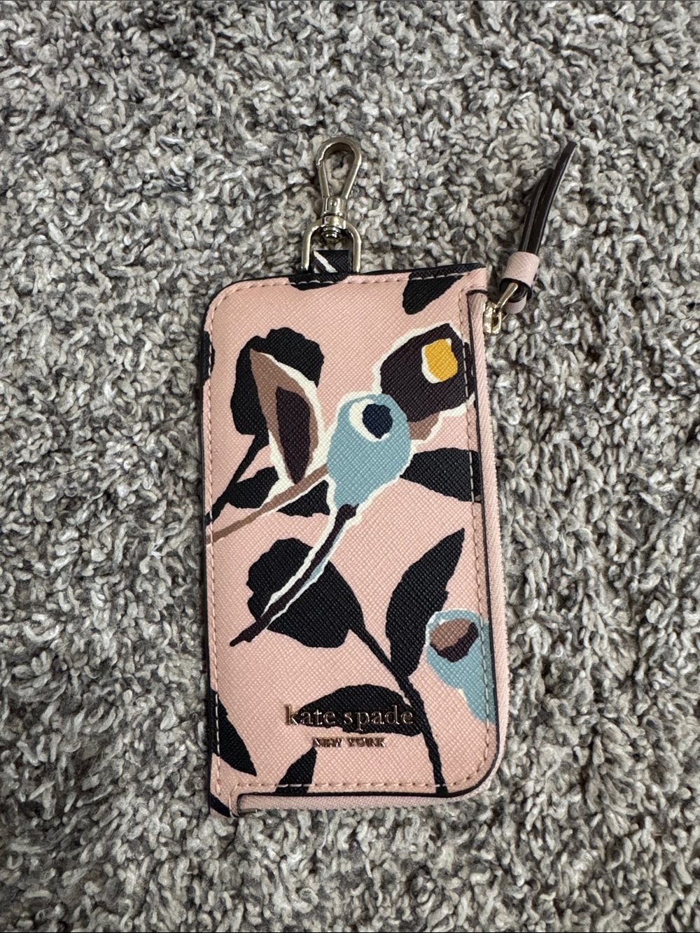 New - kate spade keychain wallet